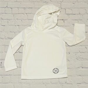 GAP White UPF Rash Guard Hoodie - VGUC (4T)